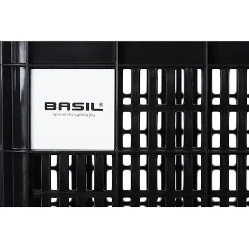 Basil - Fietskrat S - 17,5 liter - fekete