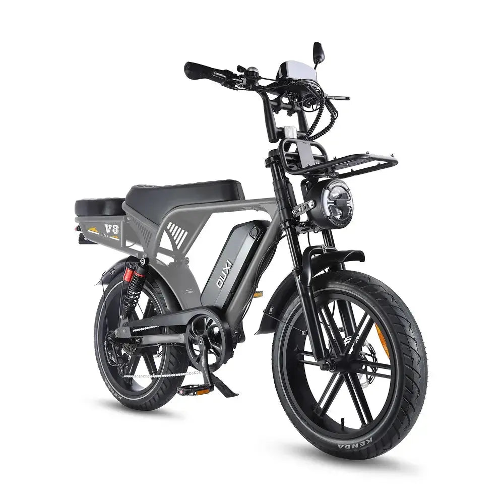 Ouxi V8 Ultra - Sötétszürke - Barna nyereg