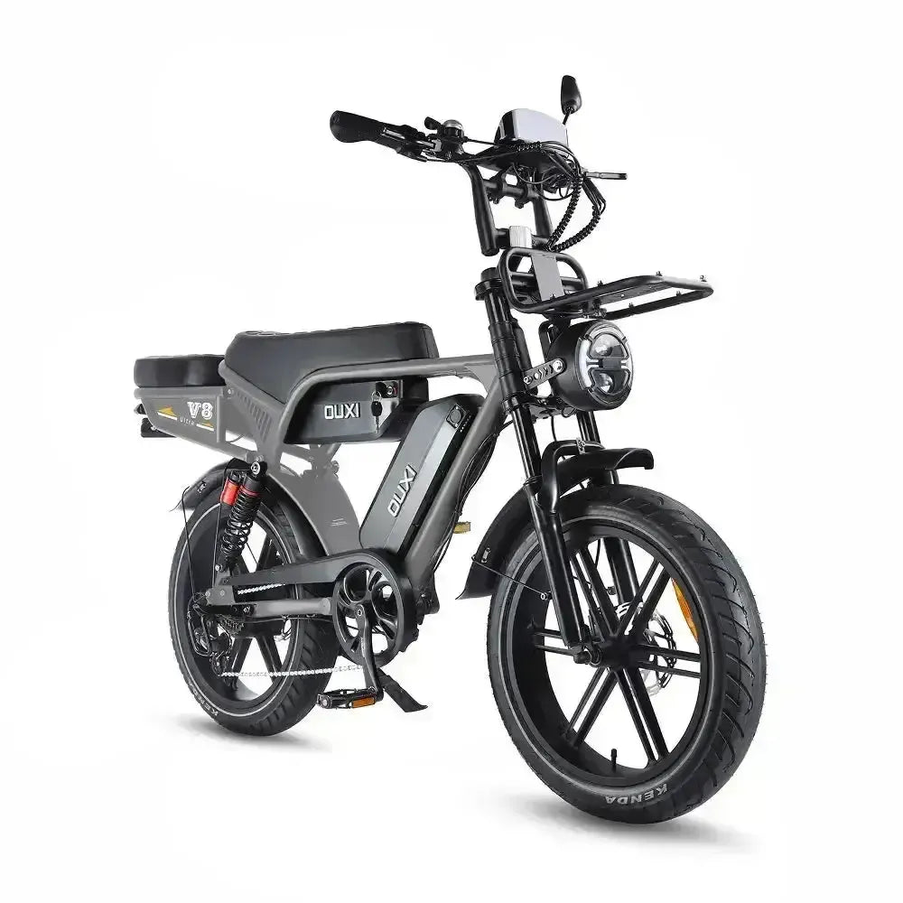 Ouxi V8 Ultra Max - Sötétszürke - Barna nyereg