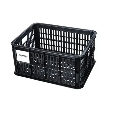 Basil - Fietskrat S - 17,5 liter - fekete