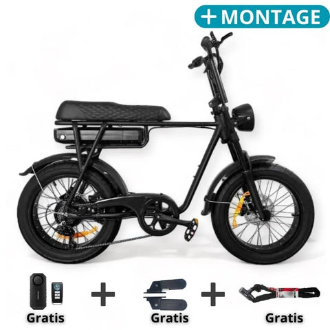 EB2 Fatbike fekete + riasztórendszer + ingyenes összeszerelés