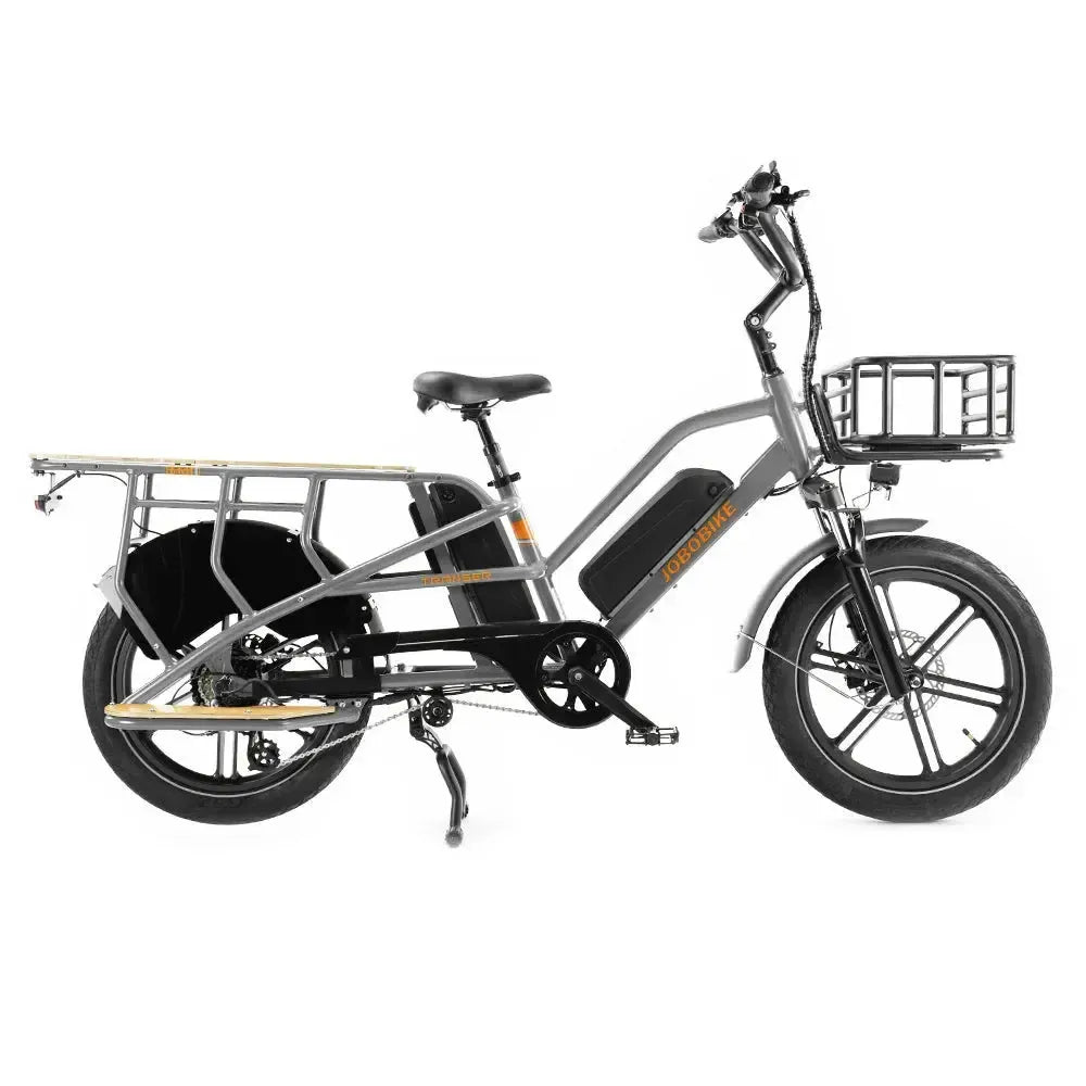 JOBOBIKE Transer - Longtail - Ezüstszürke