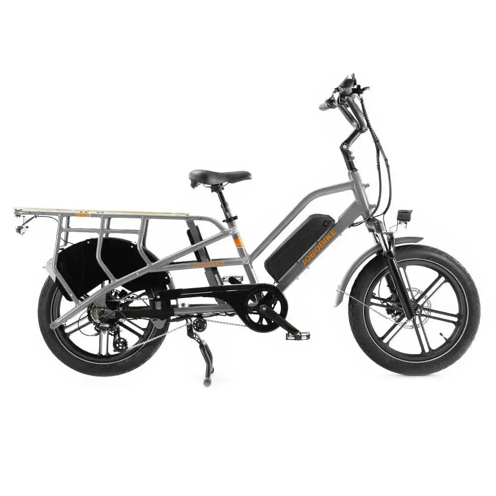 JOBOBIKE Transer - Longtail - Ezüstszürke