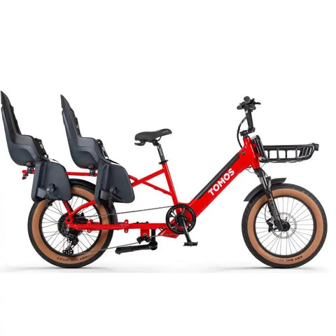 Tomos E-Cargo - Longtail - Piros
